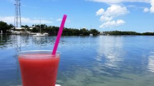 Lorelei's Cabana a drink at Islamorada Florida