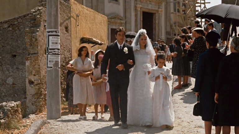 Appolonia and Michael after the wedding in The Godfather