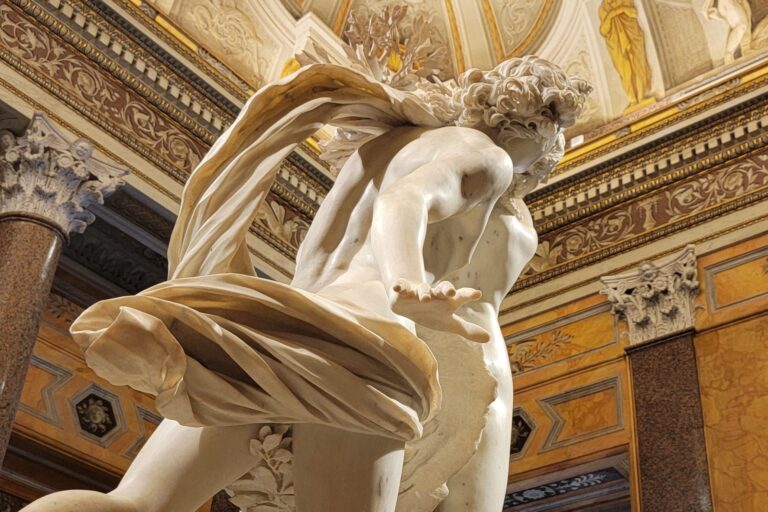 Borghese Gallery Bernini Apollos Toga