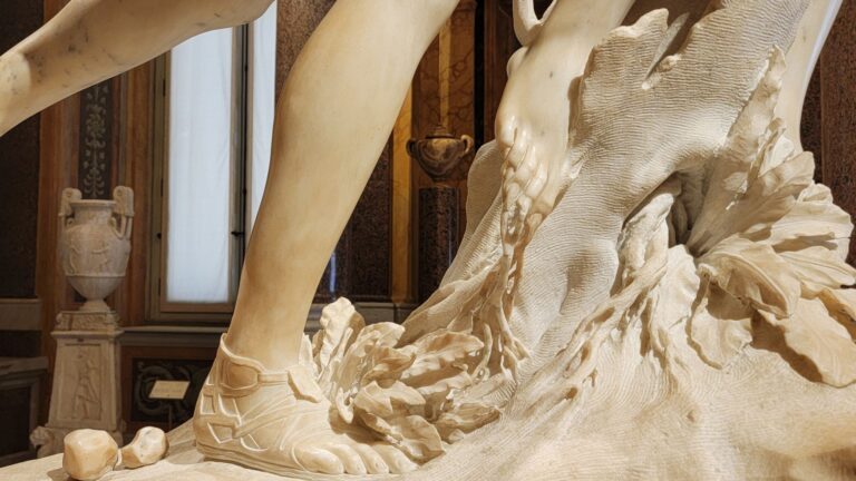 Borghese Gallery Bernini Daphne Toes Take Root