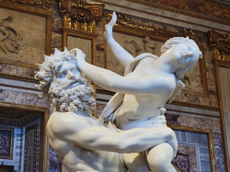 Bernini's rape of Proserpina Necklace 