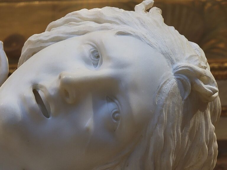 Borghese Gallery Bernini Proserpina Face