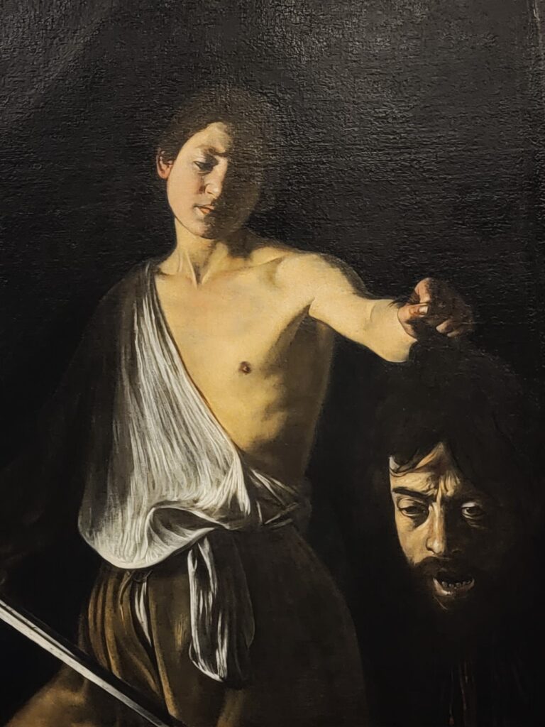 Borghese Gallery Caravaggio David