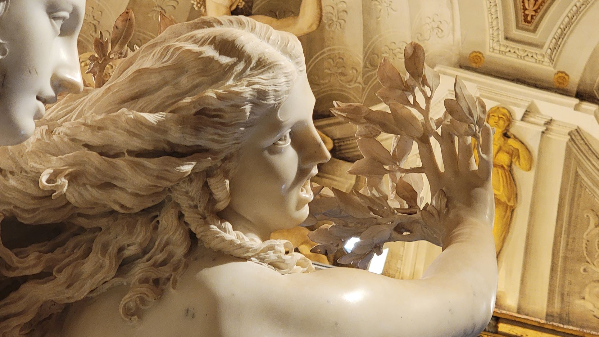 Borghese Gallery Daphne Fingers to Leaves