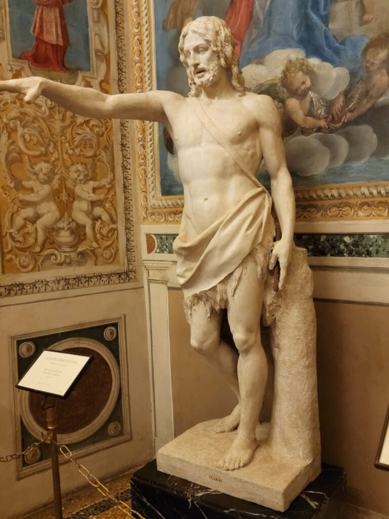 Borghese Gallery Jean Antoine Houdon St John the Baptist