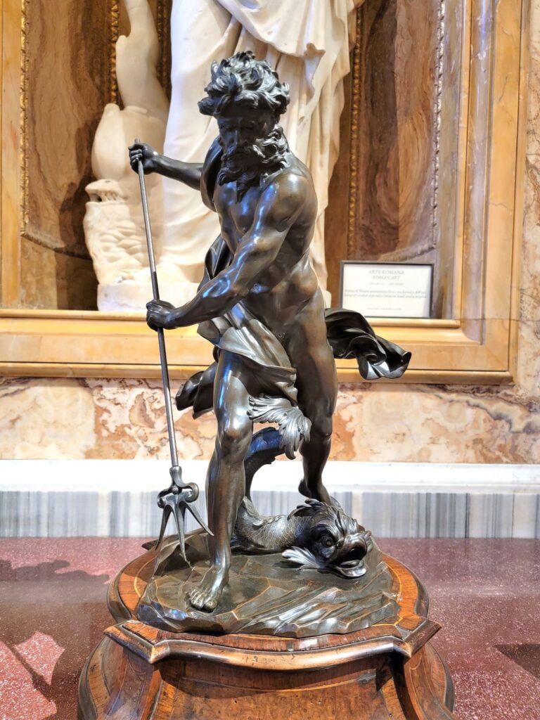 Borghese gallery Neptune with Dolphin 1622