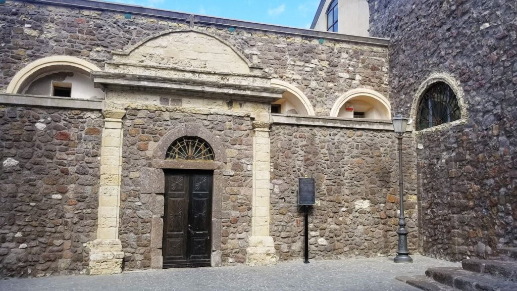 Castelsardo Cathedral of St Anthony Abbot Entrance
