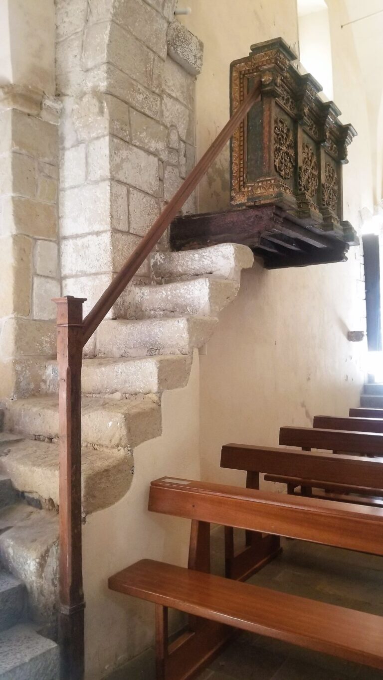 Castelsardo St Mary of Grace Pulpit
