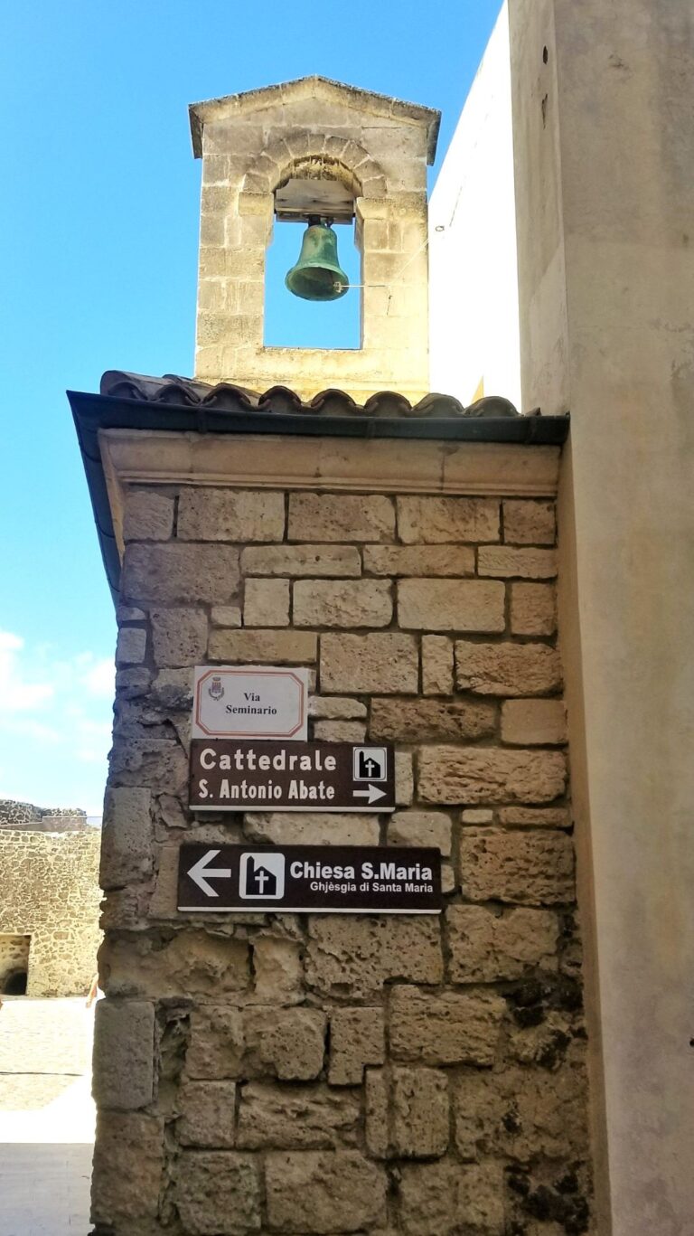 Castelsardo Street Sign