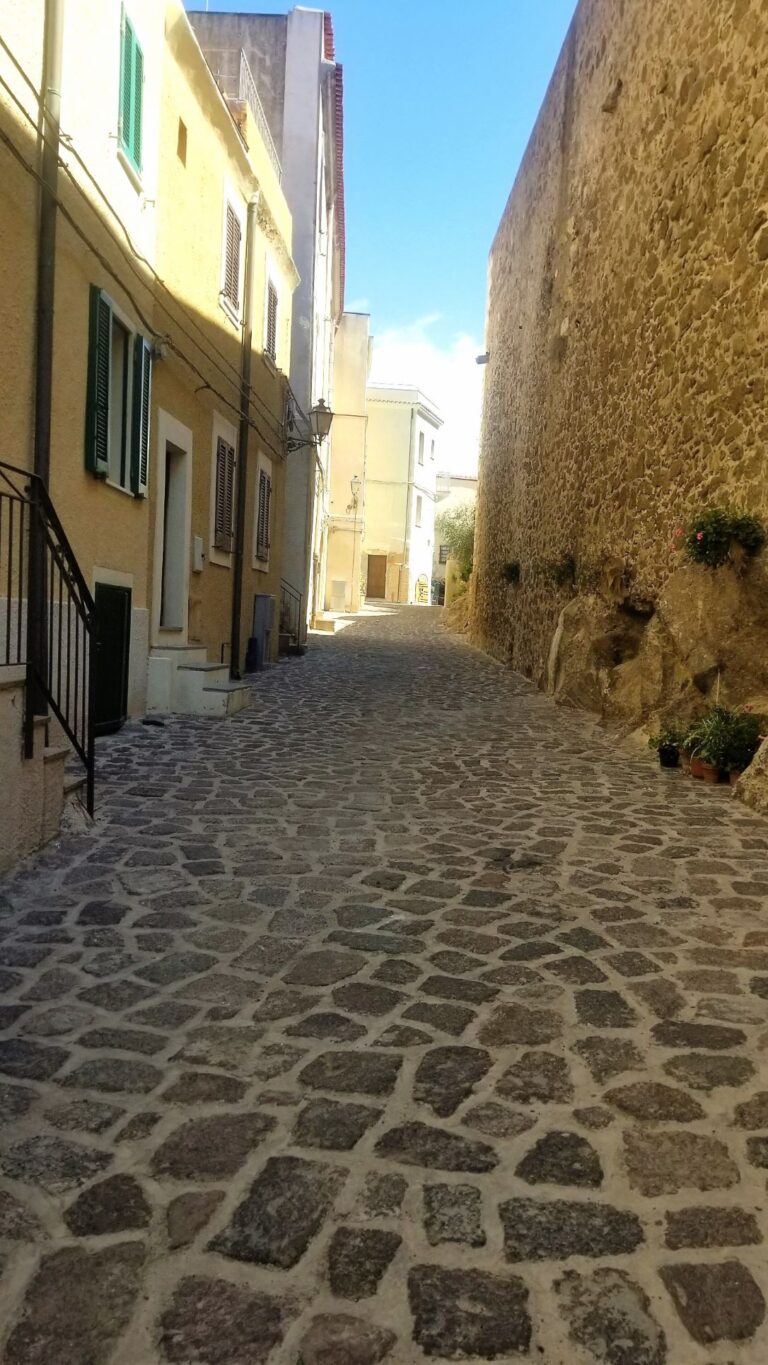 Castelsardo cobble street