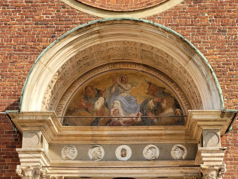 Santa Maria delle Grazie above doors