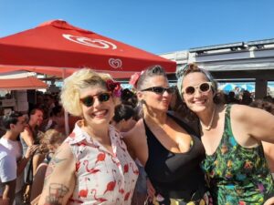 Ladies at the Summer Jamboree Senigallia italy