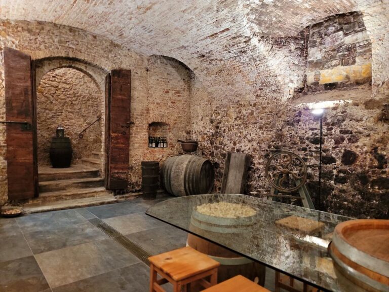 Soave Cantina del Costello Wine Cellar Entrance
