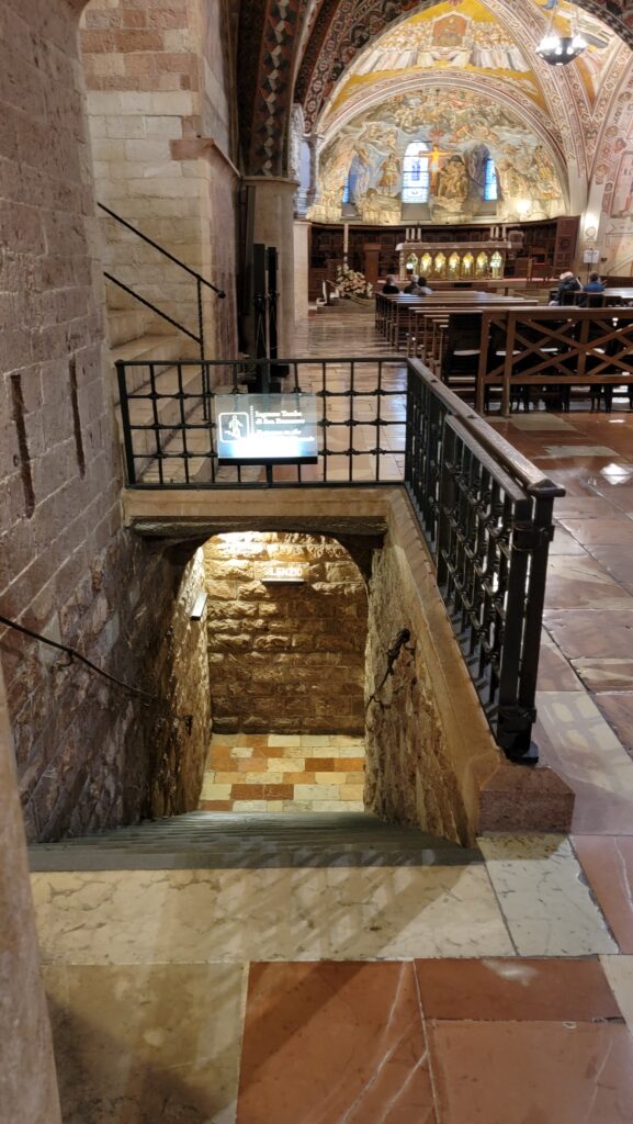 The Basilica of St. Francis of Assisi ~ A Glorious Tribute to a Humble Servant 14 Basilica of Assisi Crypt