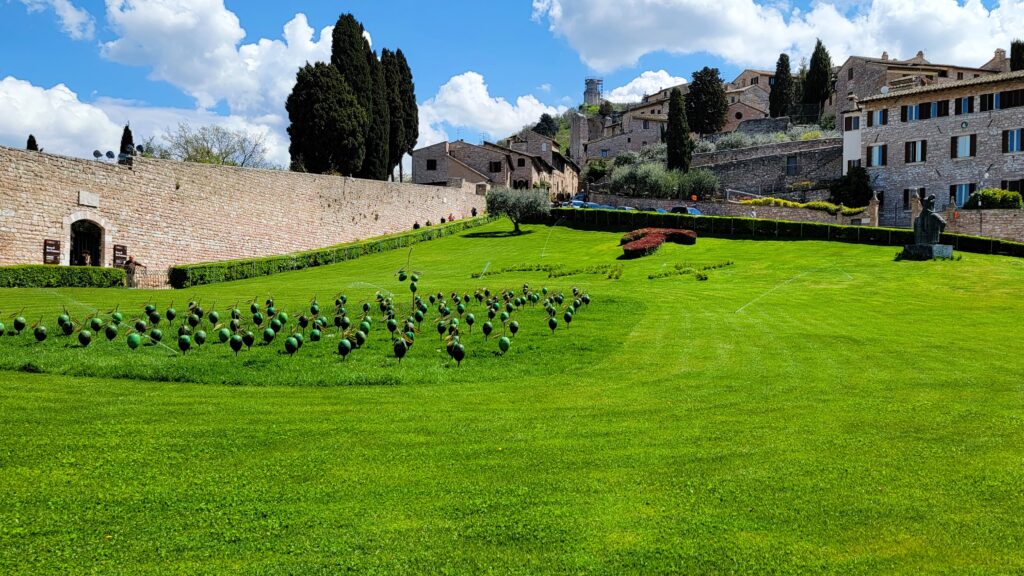 The Basilica of St. Francis of Assisi ~ A Glorious Tribute to a Humble Servant 5 Germination of Peace Lawn