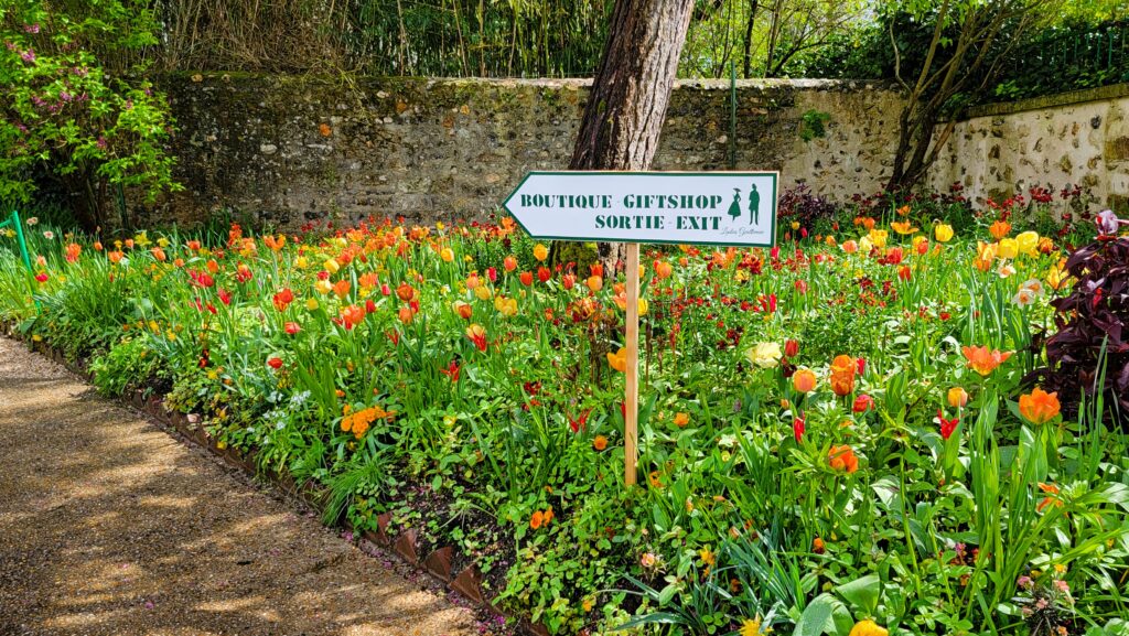 Monet’s Giverny ~ Like Stepping into One of His Paintings! 27 Giverny Giftshop Sign