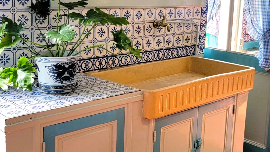 Monet’s Giverny ~ Like Stepping into One of His Paintings! 21 Giverny Kitchen Sink and Window