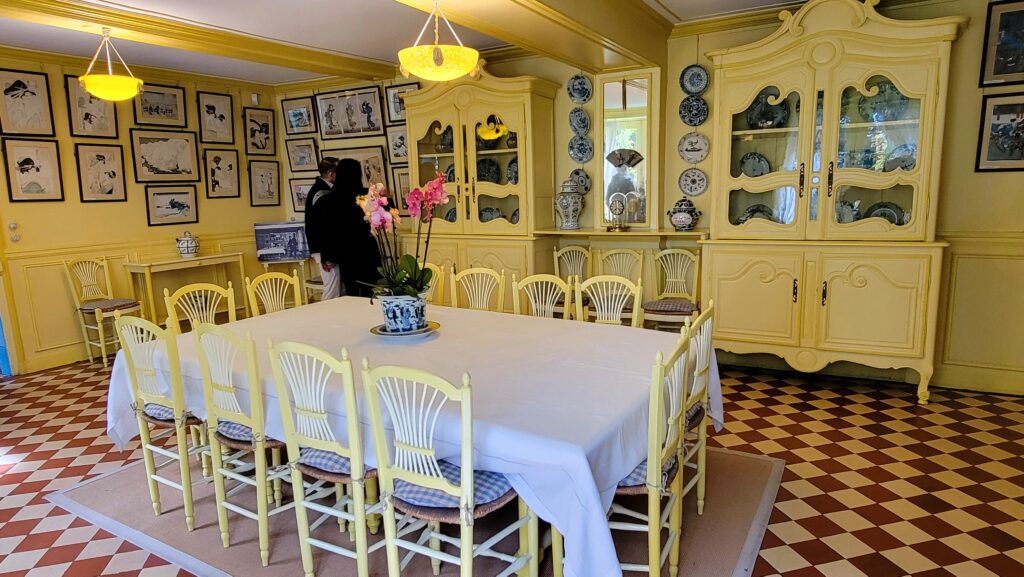 Monet’s Giverny ~ Like Stepping into One of His Paintings! 16 Monet's yellow dining room