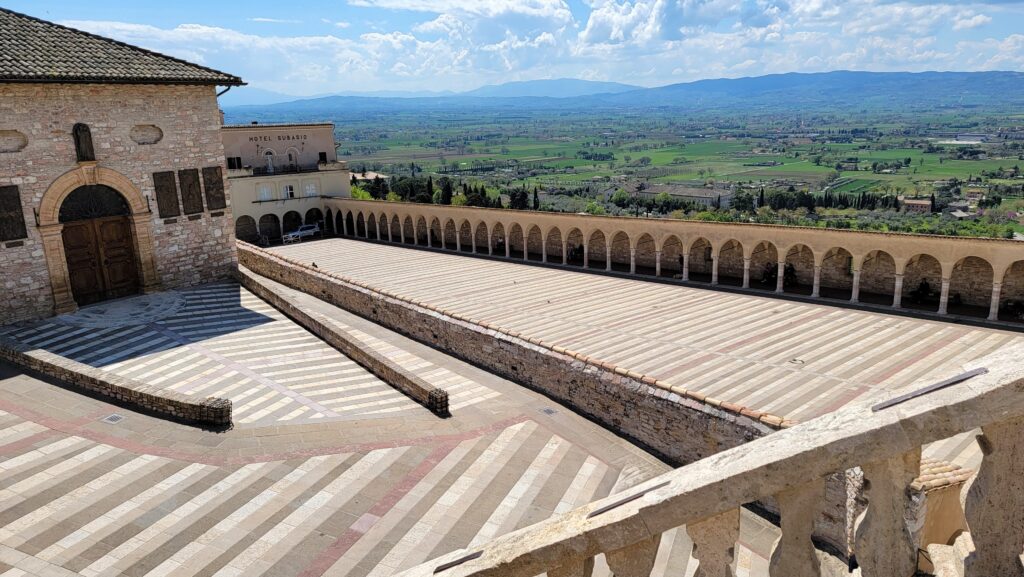 The Basilica of St. Francis of Assisi ~ A Glorious Tribute to a Humble Servant 4 Grand Piazza of Assisi