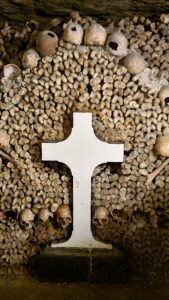 Paris Catacombs ~ Where Locals Are Dead Serious About History! 4 Paris Catacombs Cross