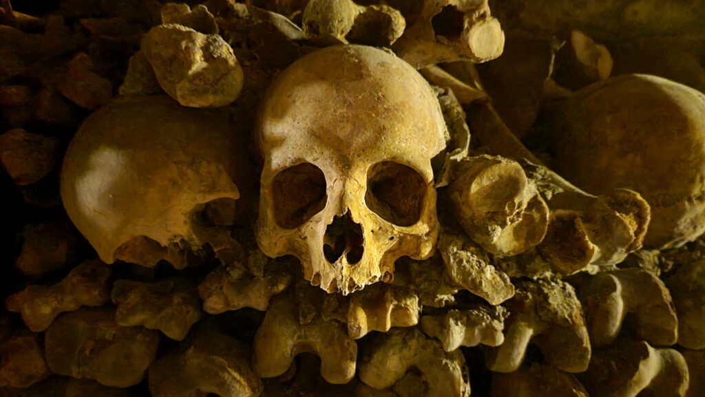 Paris Catacombs ~ Where Locals Are Dead Serious About History! 17 Paris Catacombs Skull
