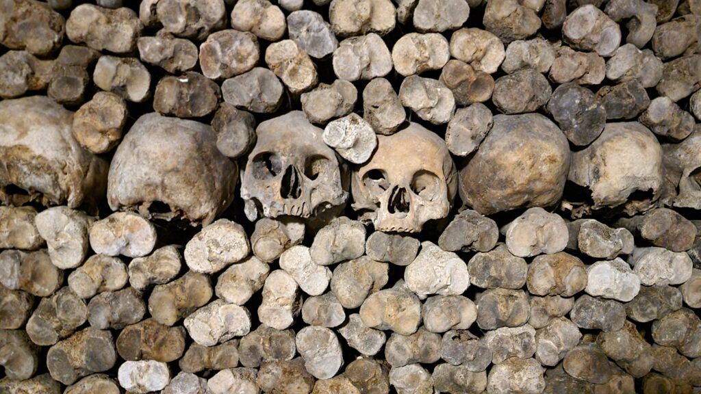 Paris Catacombs ~ Where Locals Are Dead Serious About History! 18 Paris Catacombs Two-gether
