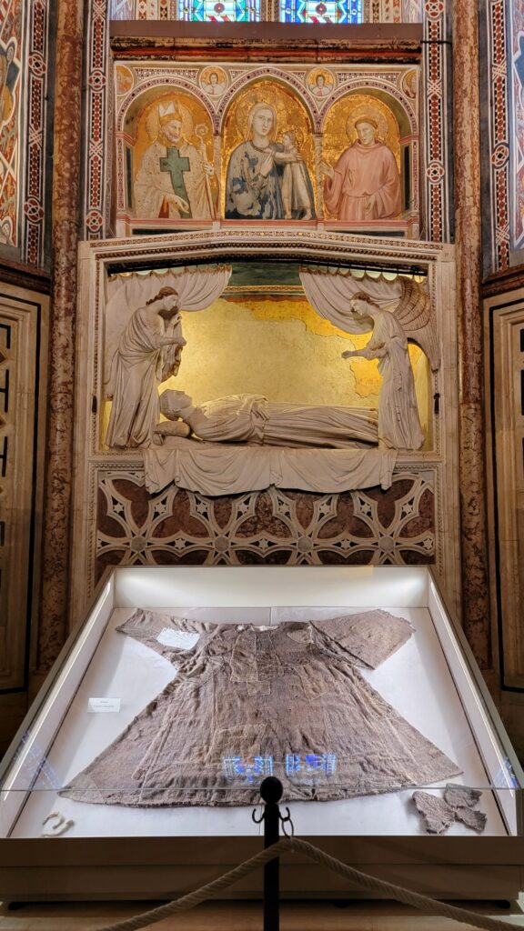 The Basilica of St. Francis of Assisi ~ A Glorious Tribute to a Humble Servant 12 St. Francis Tunic