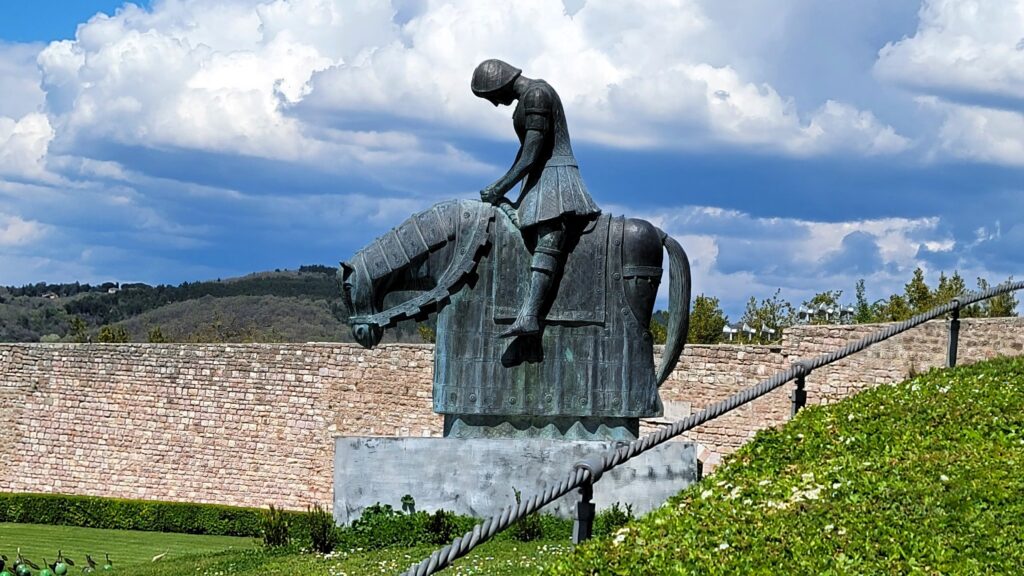 The Basilica of St. Francis of Assisi ~ A Glorious Tribute to a Humble Servant 6 St. Francis on his Steed