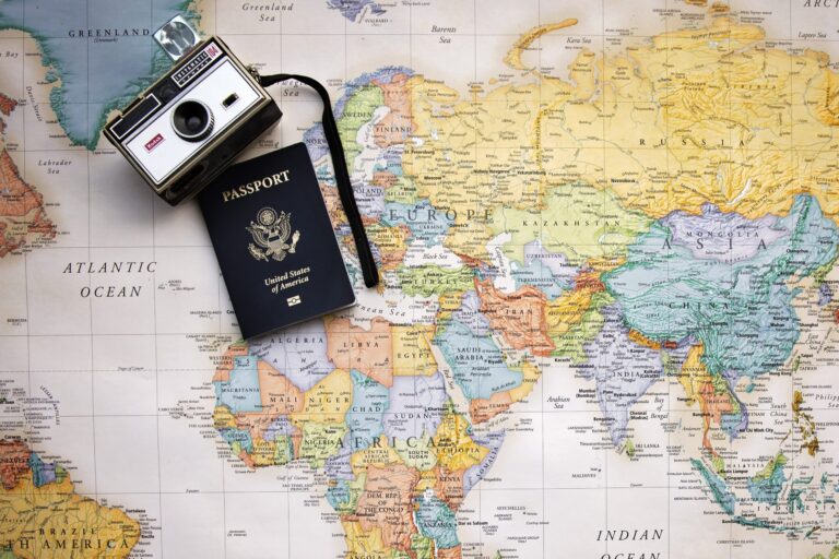map and passport